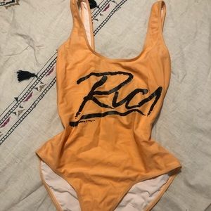 Rvca one piece bathing suit